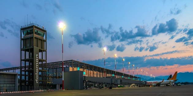 Dalaman Havalimanı 10 Ayda 5,5 Milyon Yolcuya Hizmet Verdi